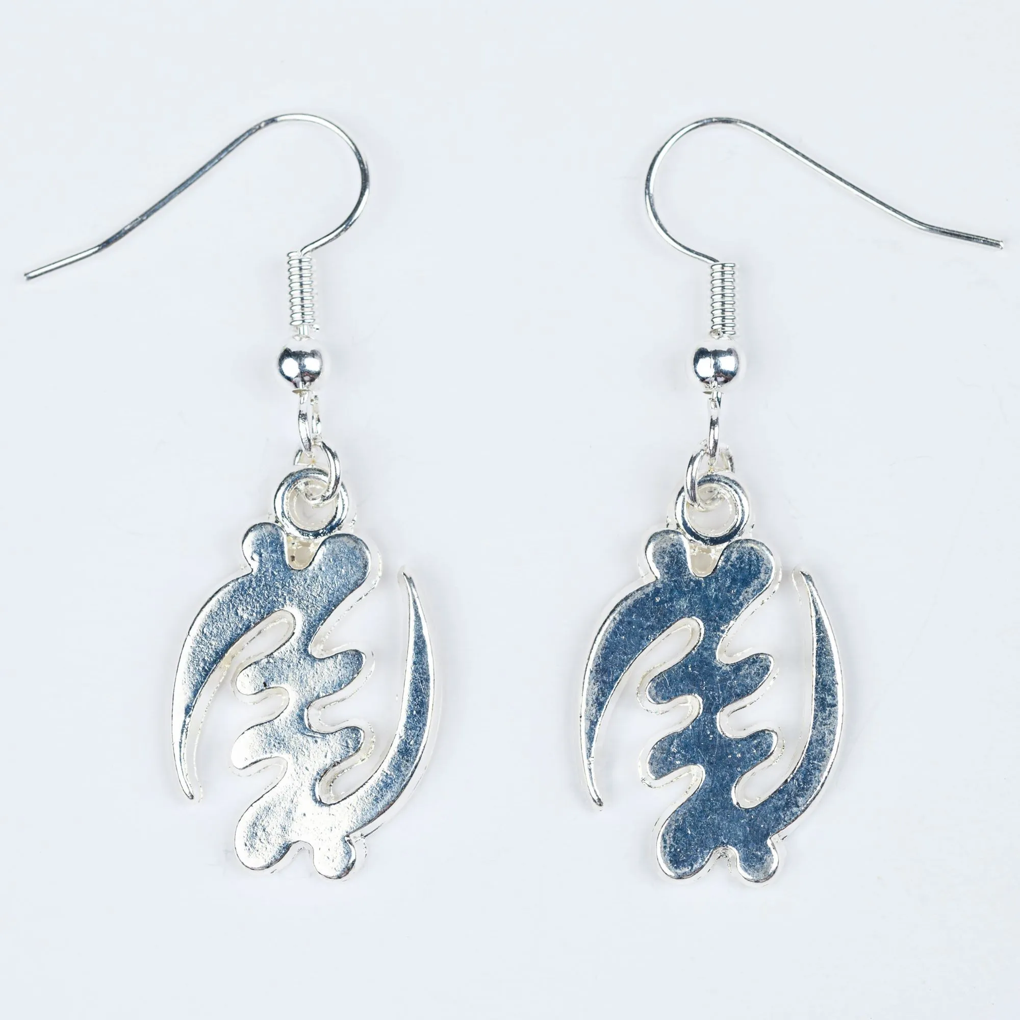 ME™ Gye Nyame Silvertone Earrings