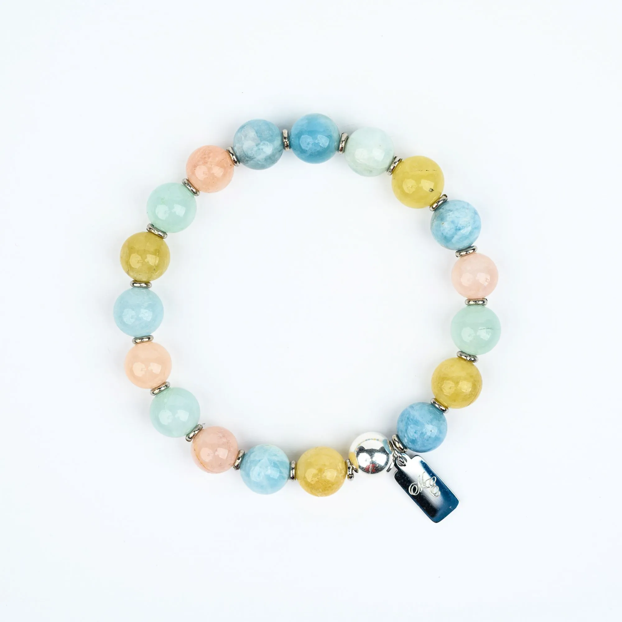 ME™ Kenya Trade Bead 7-inch Bracelet - Morganite
