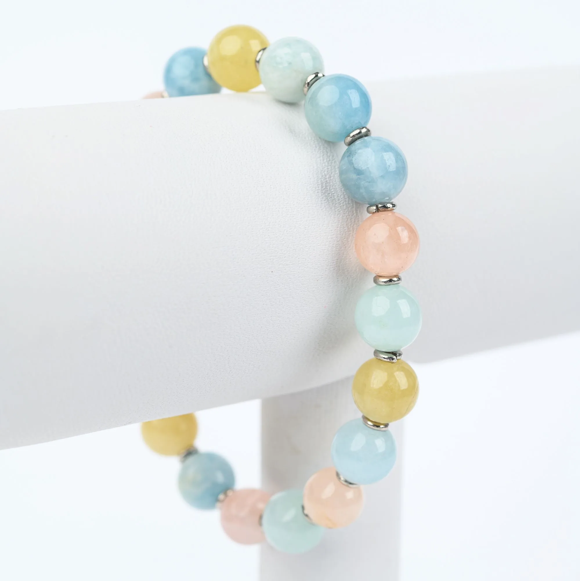 ME™ Kenya Trade Bead 7-inch Bracelet - Morganite