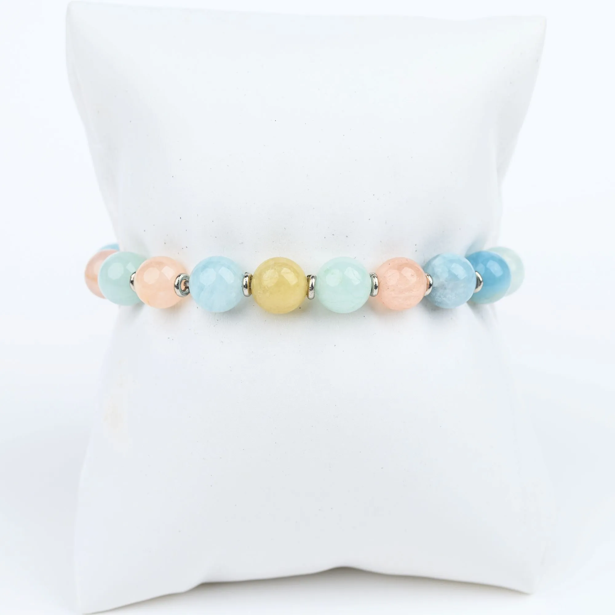 ME™ Kenya Trade Bead 7-inch Bracelet - Morganite