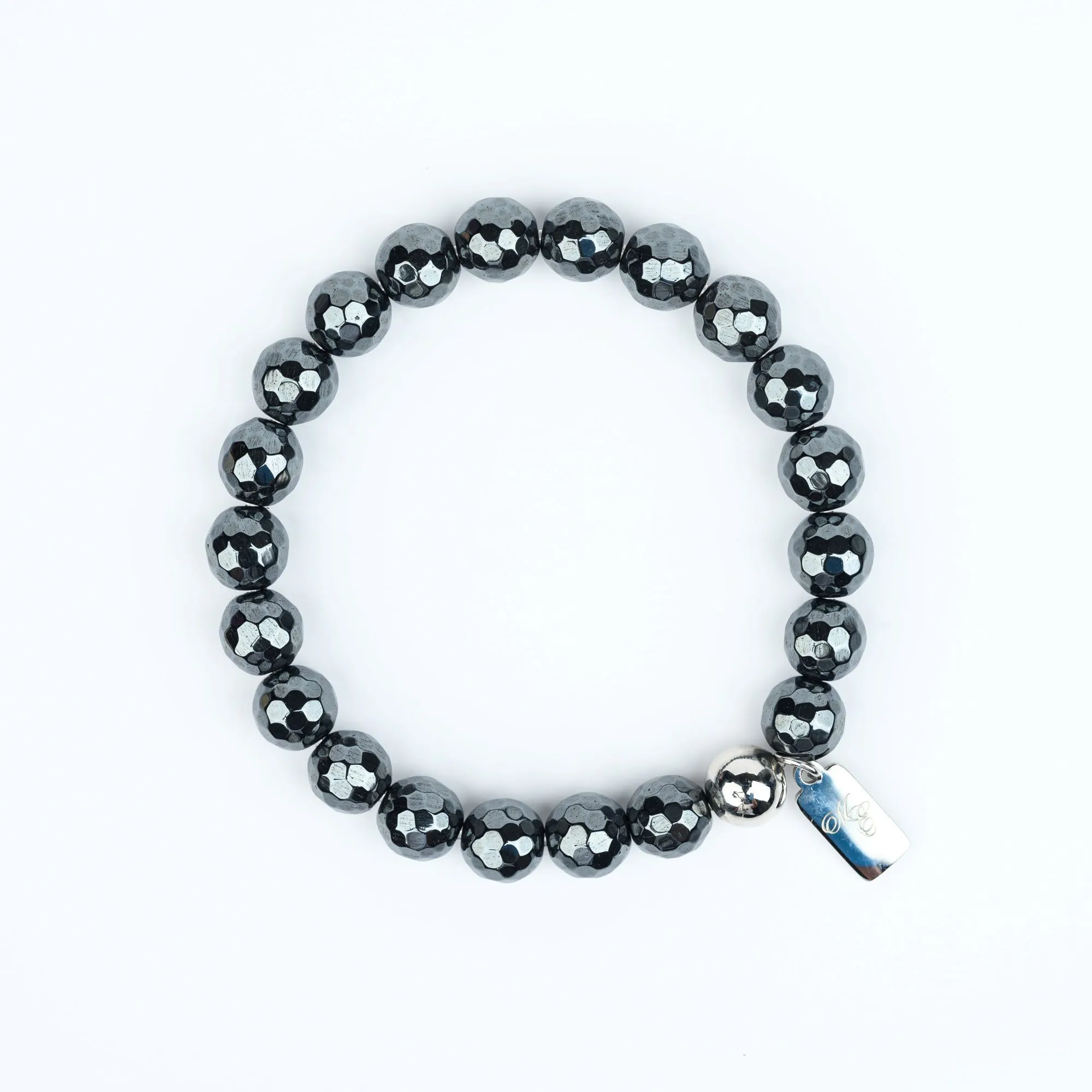 ME™ Mixed Metals Faceted Hematite 7-inch Bracelet