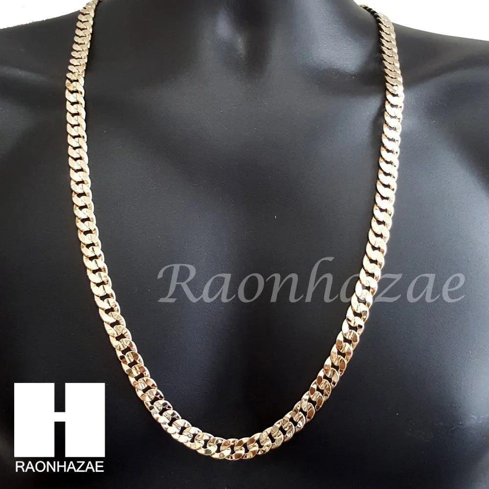 MENS MARIJUANA CHARM ROPE CHAIN DIAMOND CUT 30" CUBAN CHAIN NECKLACE SET G42