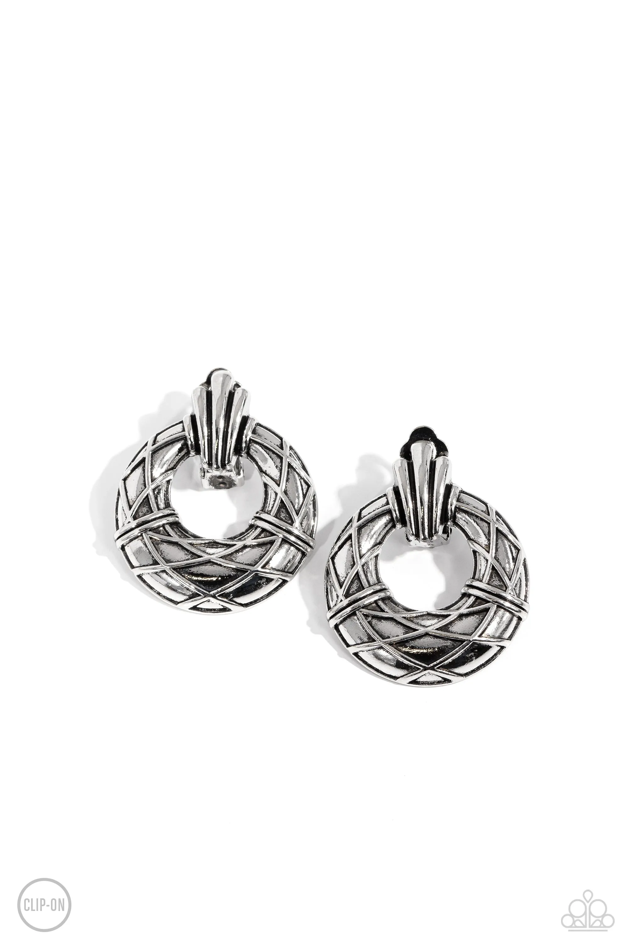 Metro Voyage - Silver (Clip-On) Earring