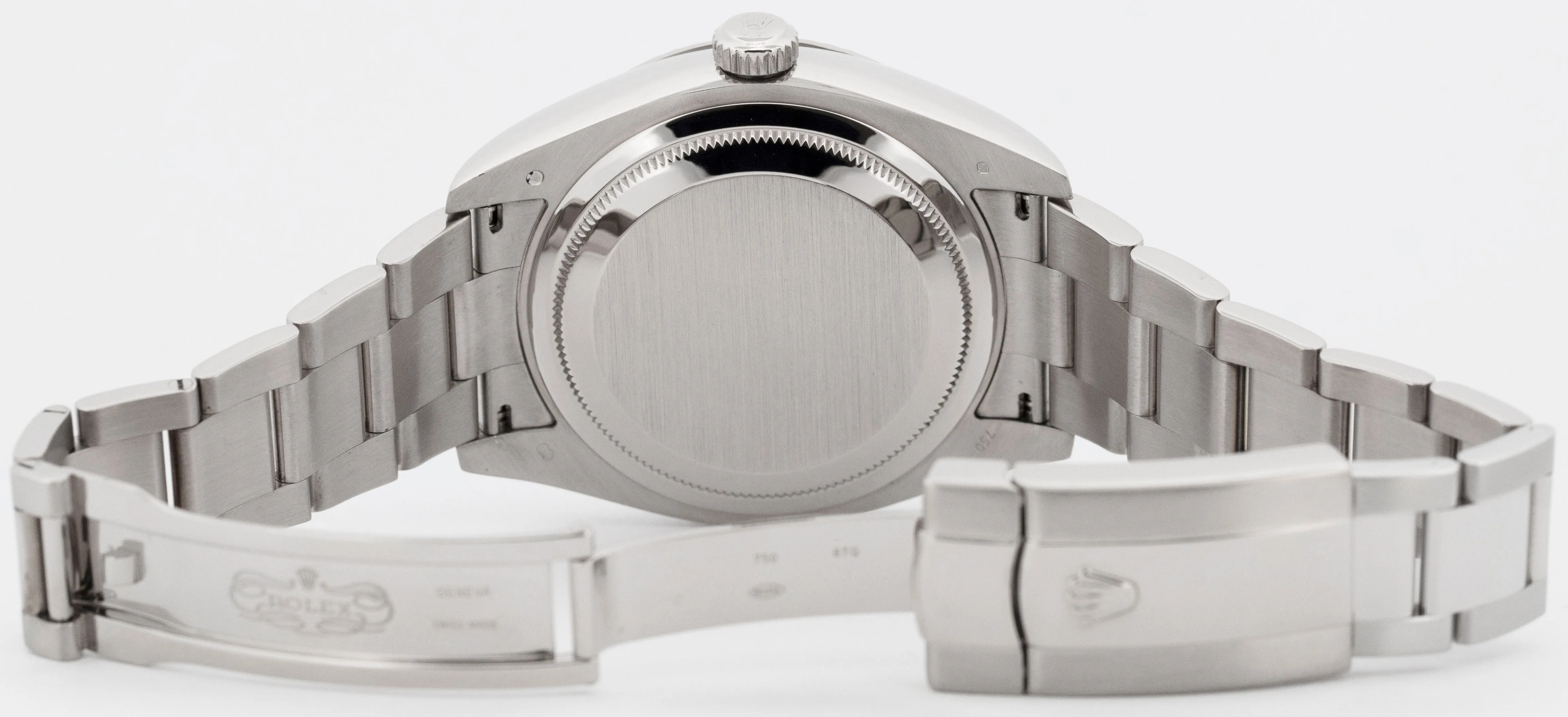 MINT Rolex Sky-Dweller IVORY ROMAN 18K White Gold Fluted 42mm Oyster Date 326939