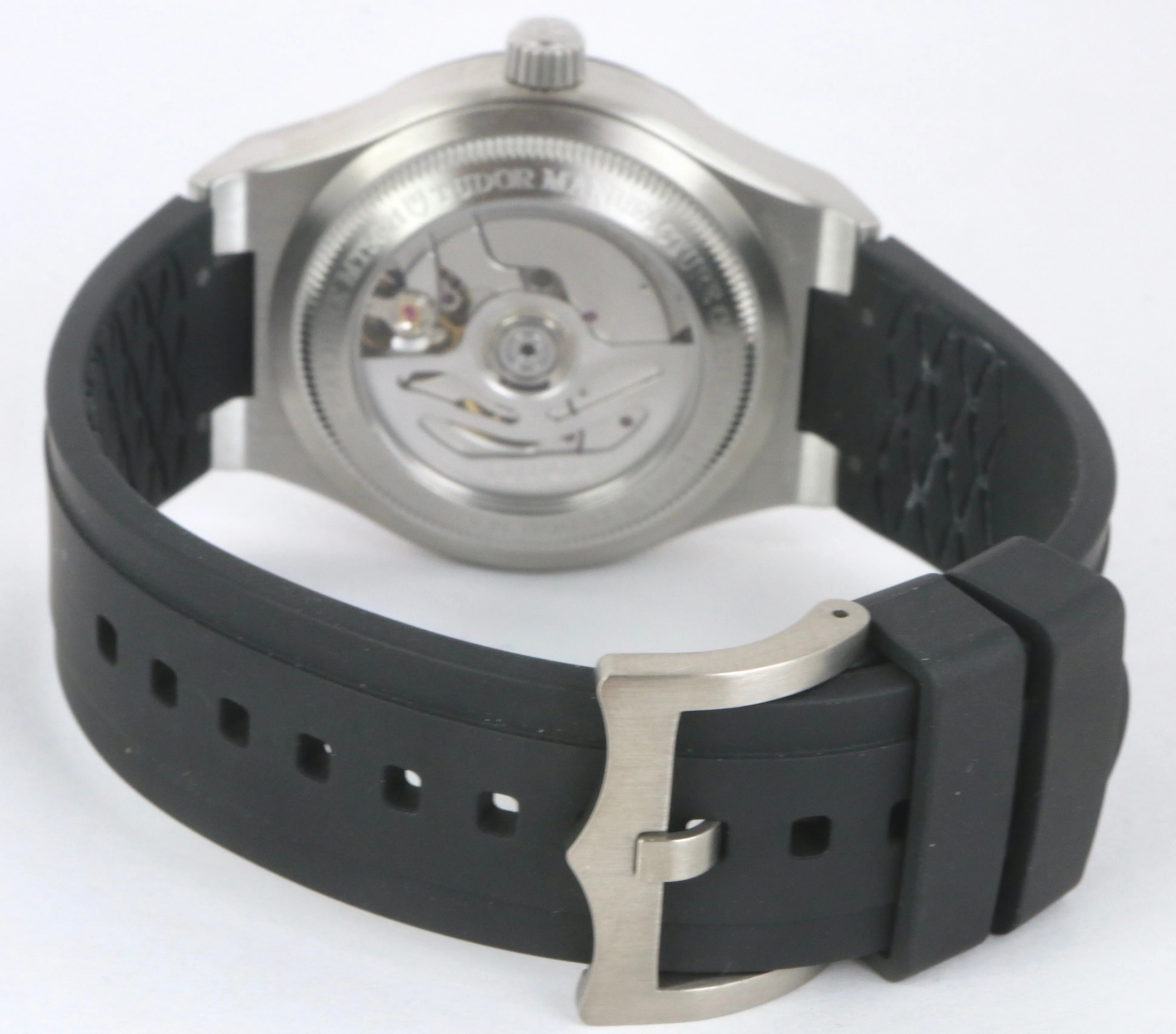 MINT Tudor North Flag Black Yellow 91210 Stainless Power Reserve 40mm Watch