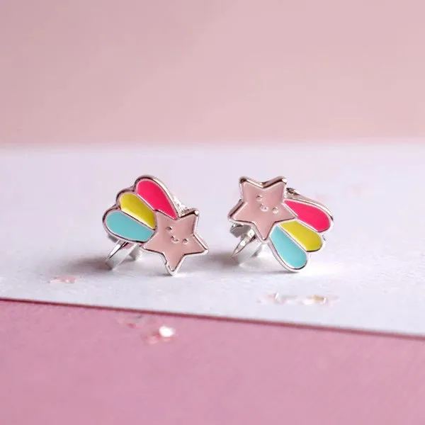 Mon Coco Shooting Star Clip On Earrings