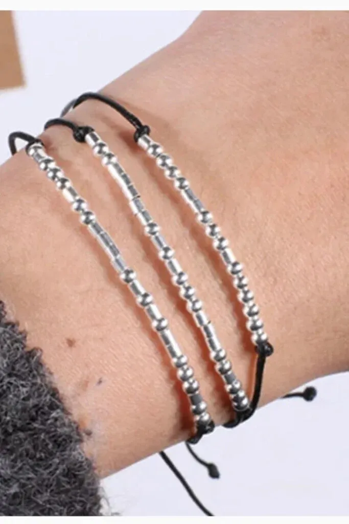 Morse Code Bracelets-Bad Arse