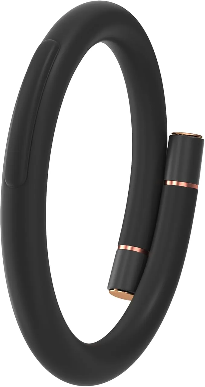 Mosquito Bracelets, Insect & Pest Mosquito Bands for Adults and Kids, DEET Free, Mosquito Wristbands Outdoor Patio Hiking Camping Gear Must Haves (10 Replacement Cores - Black)