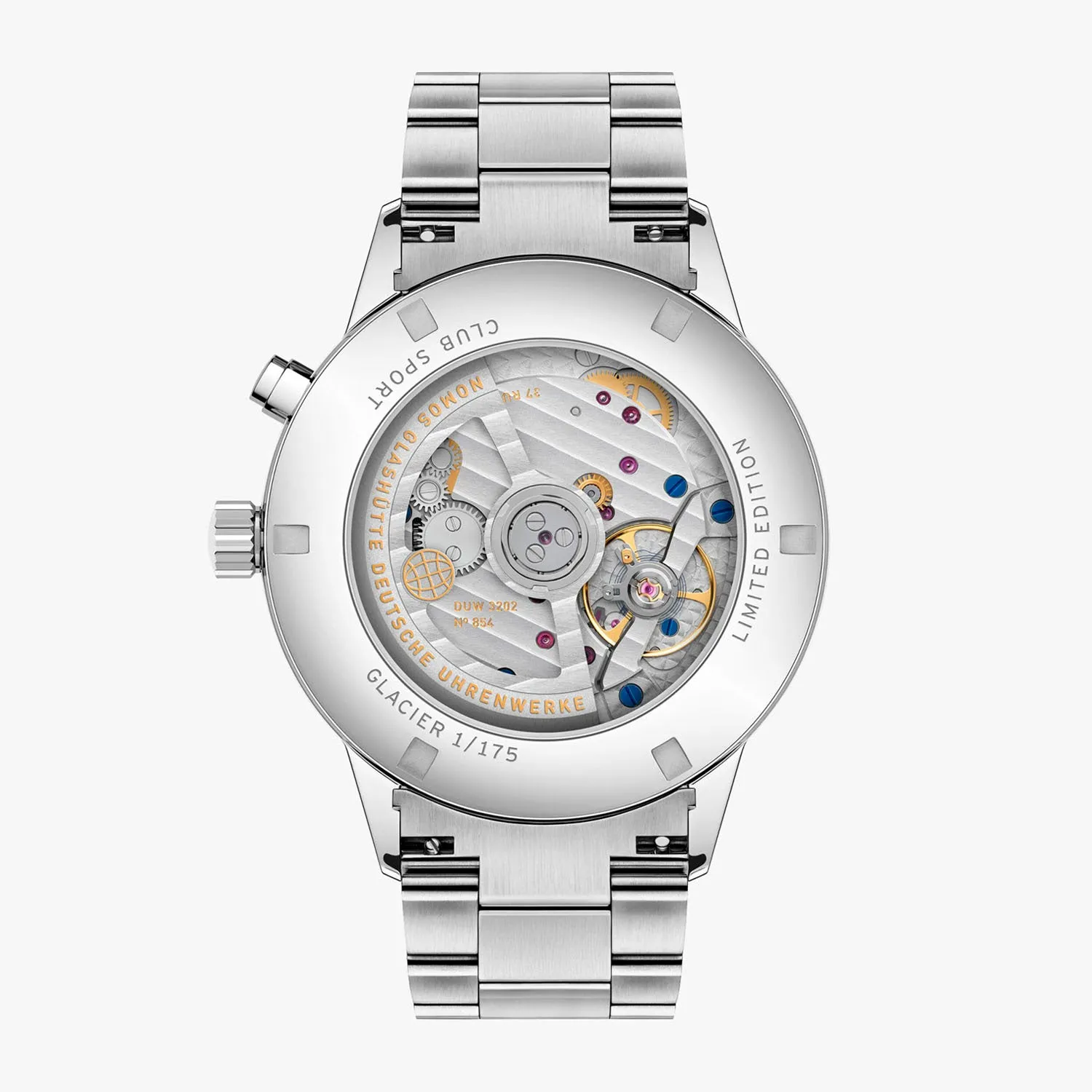 Nomos Glashütte Club Sport Neomatik Worldtimer Glacier Automatic – 790.S4