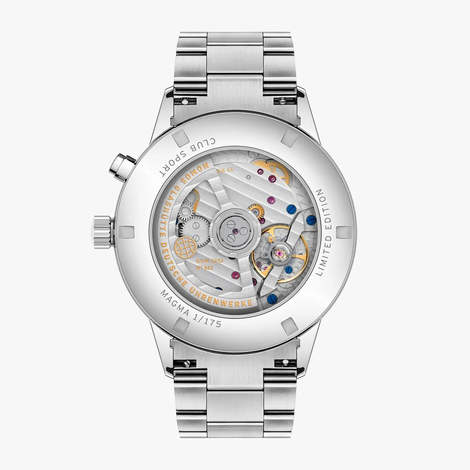 Nomos Glashütte Club Sport Neomatik Worldtimer Magma Automatic – 790.S5