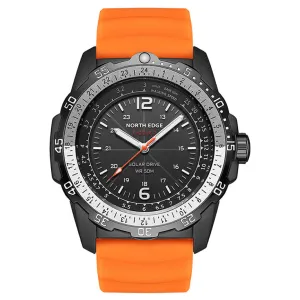 North Edge EVOQUE 2 Men's Solar Digital Watch | 50M Waterproof & Luminous Display