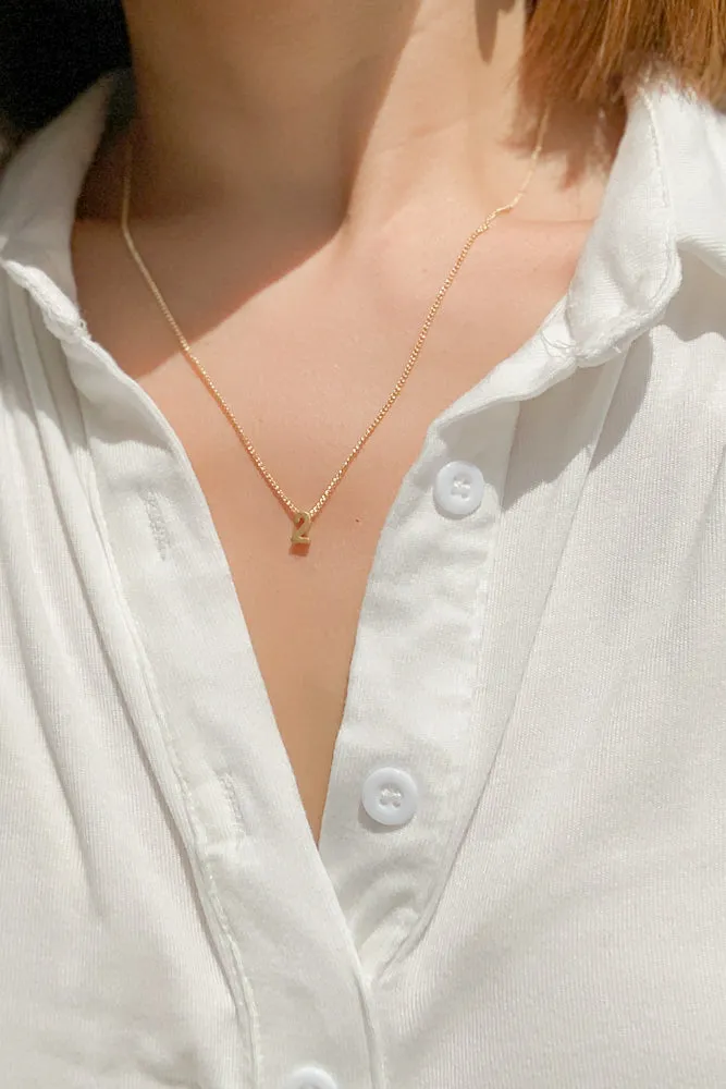 Number Fine Necklace