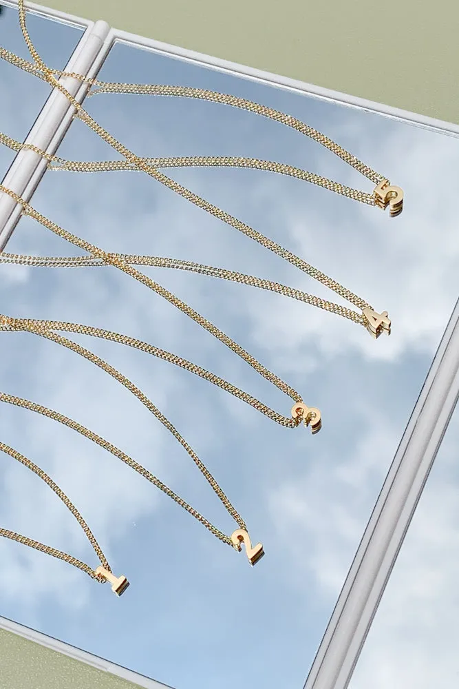 Number Fine Necklace