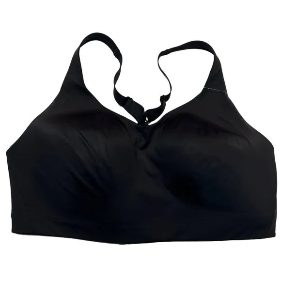 NWT ATHLETA Advance Bra 42D Black Adjustable Straps
