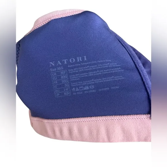 NWT Natori Women’s Yogi Underwire Sports Bra in Dewberry/Blossom in size 36G