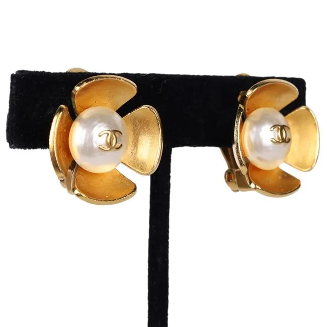 Pearl Clip Earrings