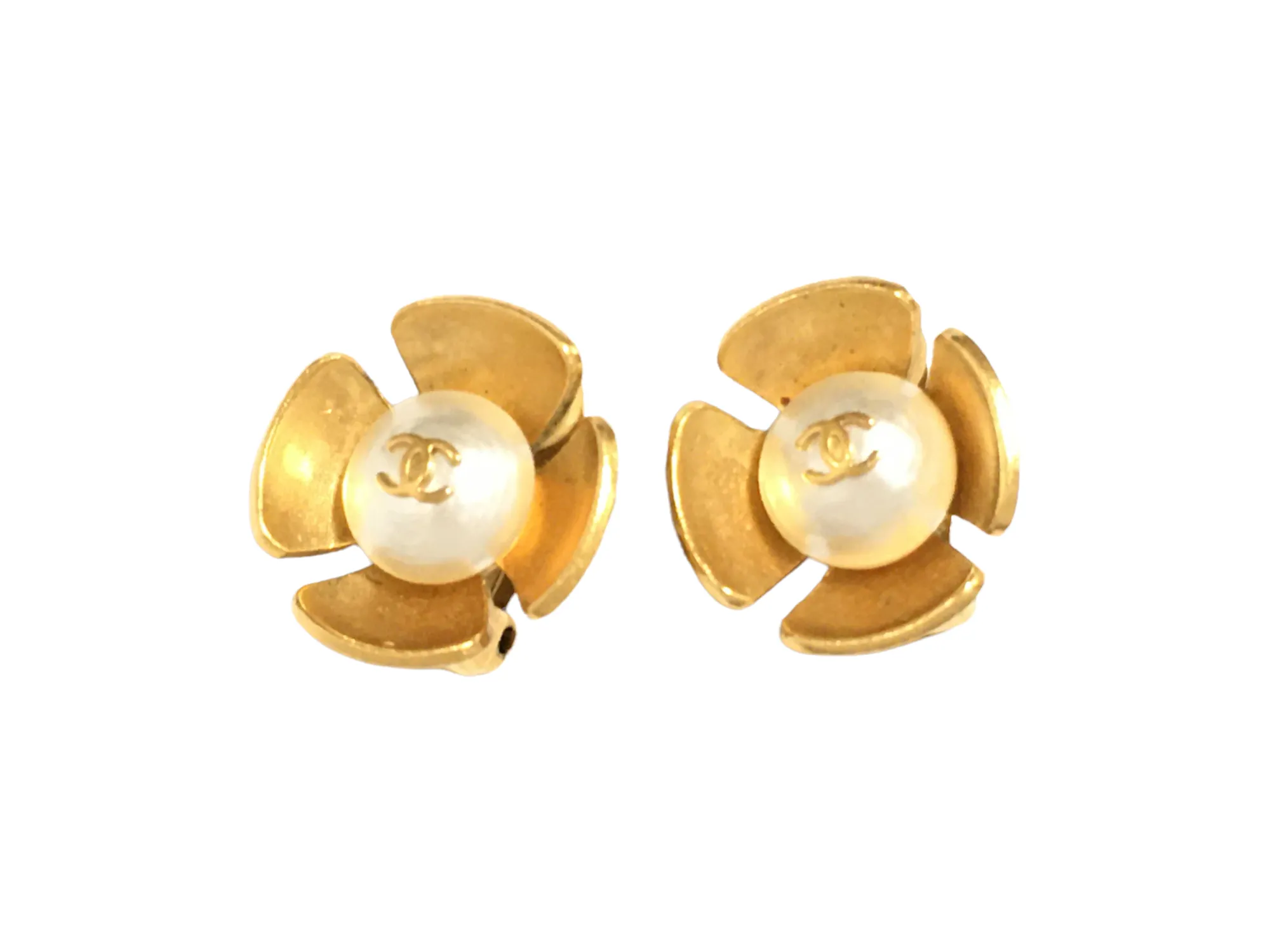 Pearl Clip Earrings