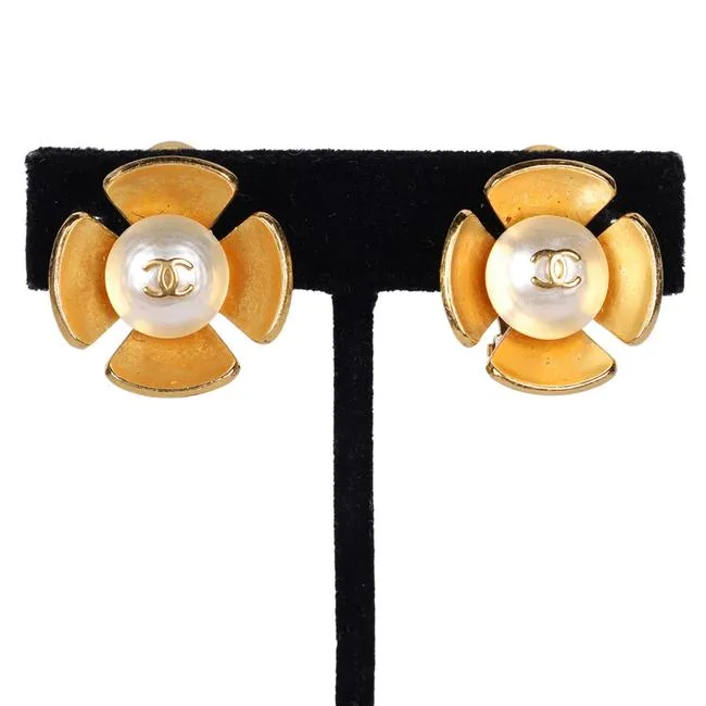 Pearl Clip Earrings