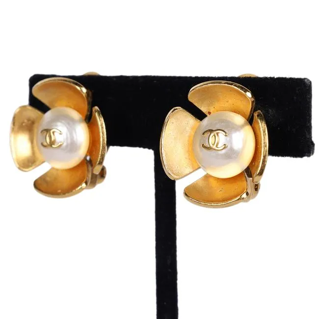 Pearl Clip Earrings