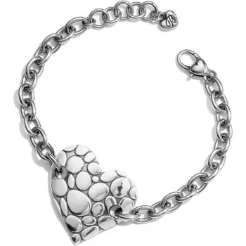 Pebble Heart Chain Bracelet JF6630