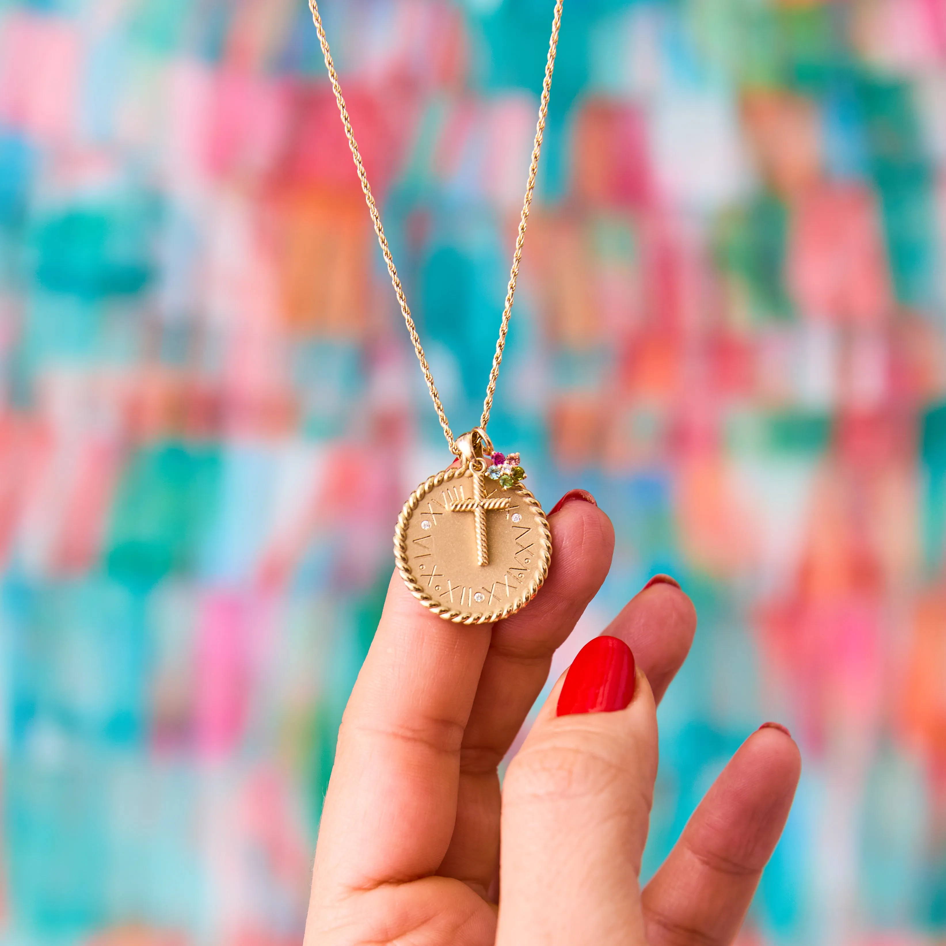 Petite Cross Talisman Charm