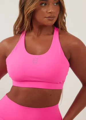 Pink Sports Bra