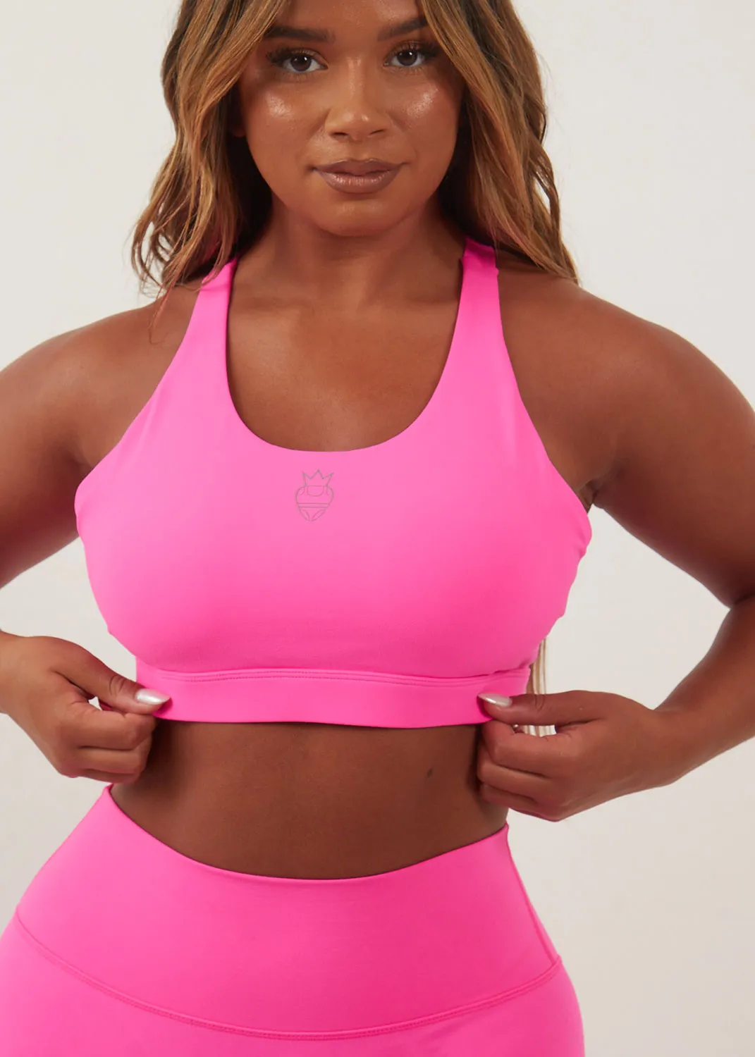 Pink Sports Bra