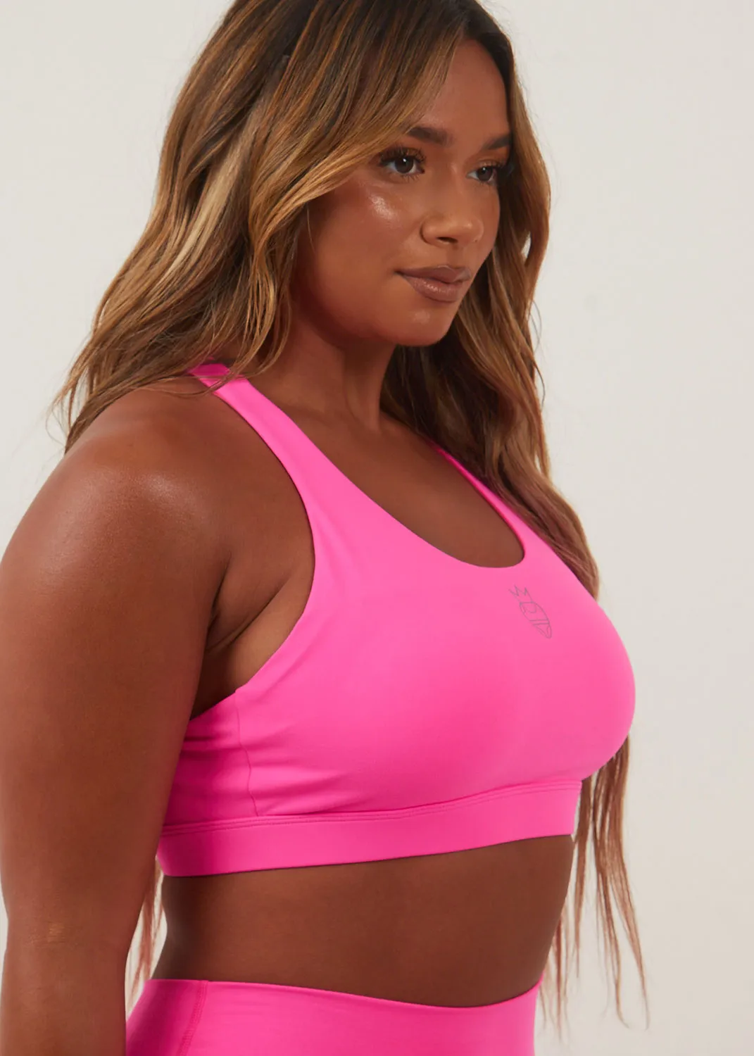 Pink Sports Bra