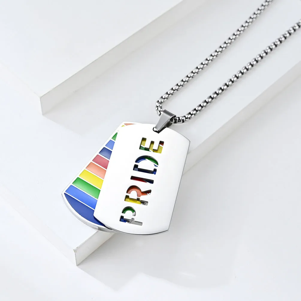 Pride Dogtag Necklace