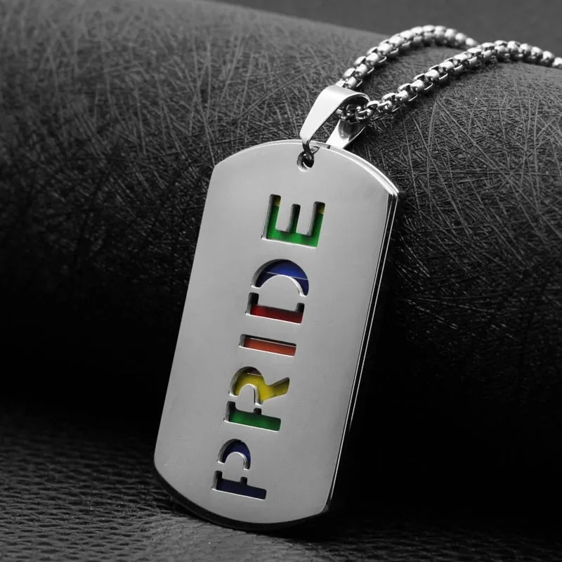 Pride Dogtag Necklace