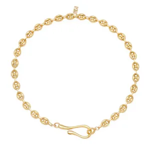 Puffy Mariner Hook   Loop Necklace- MIDI
