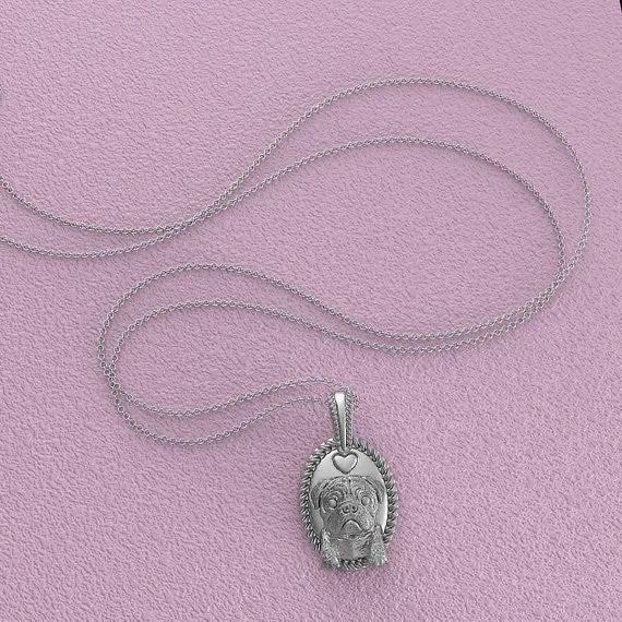 Pug Breed Jewelry Puppy Face Hallmark Charm