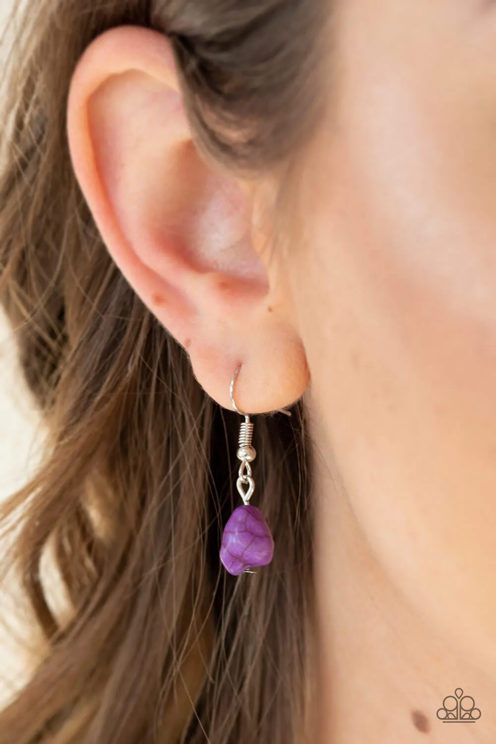 Quarry Trail - Purple Necklace Set