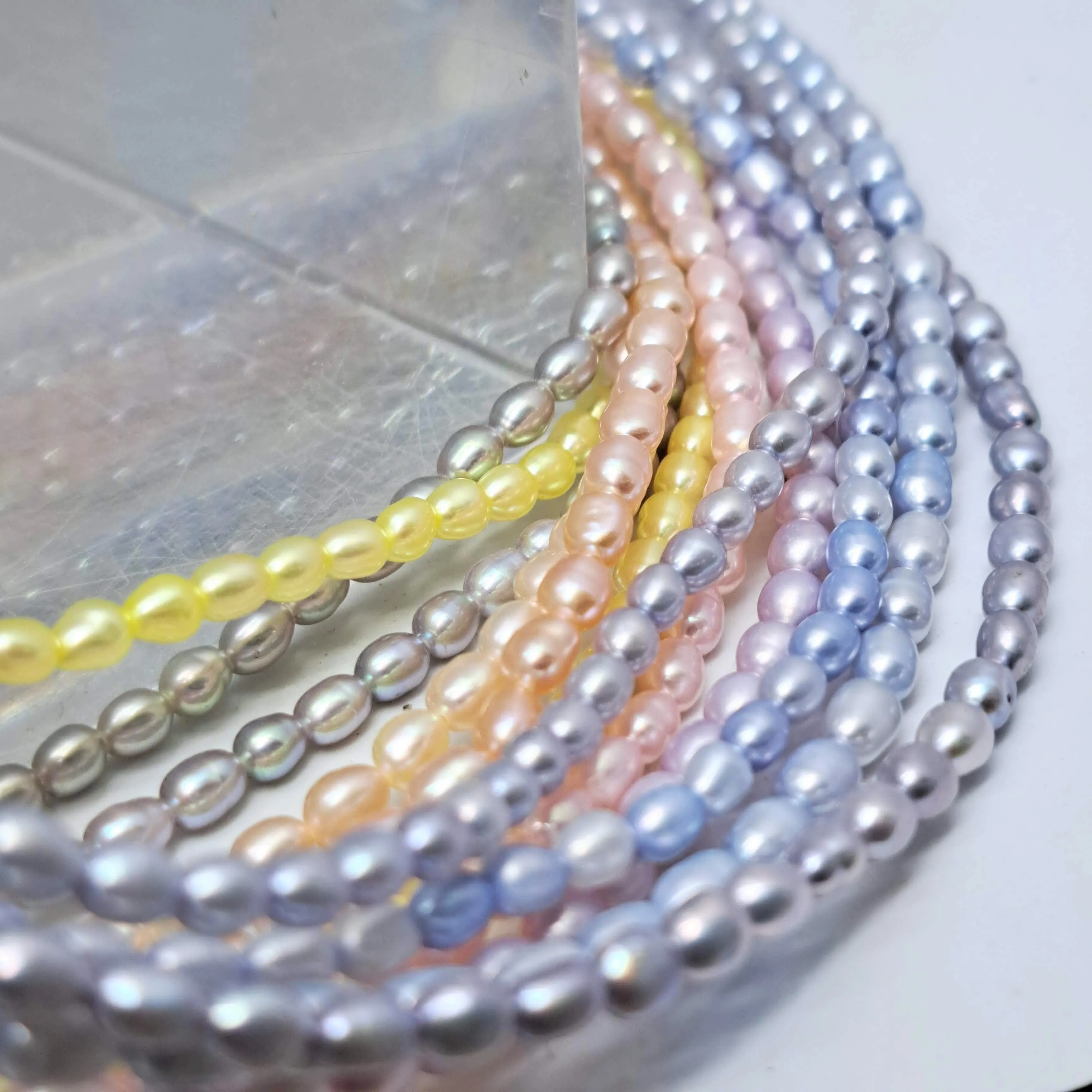 "Like a Rainbow" 36" Necklace - Pearls