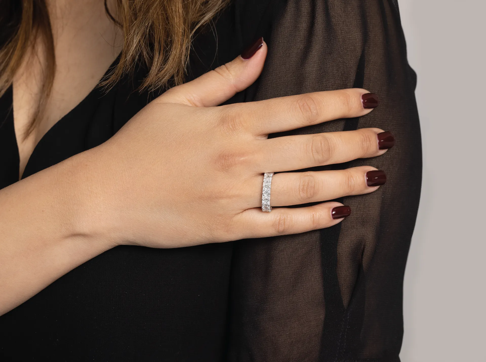 RADIANT CUT ETERNITY BAND