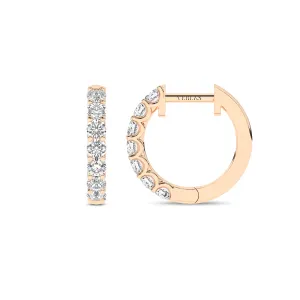 Radiant Half Trail Huggie Hoops