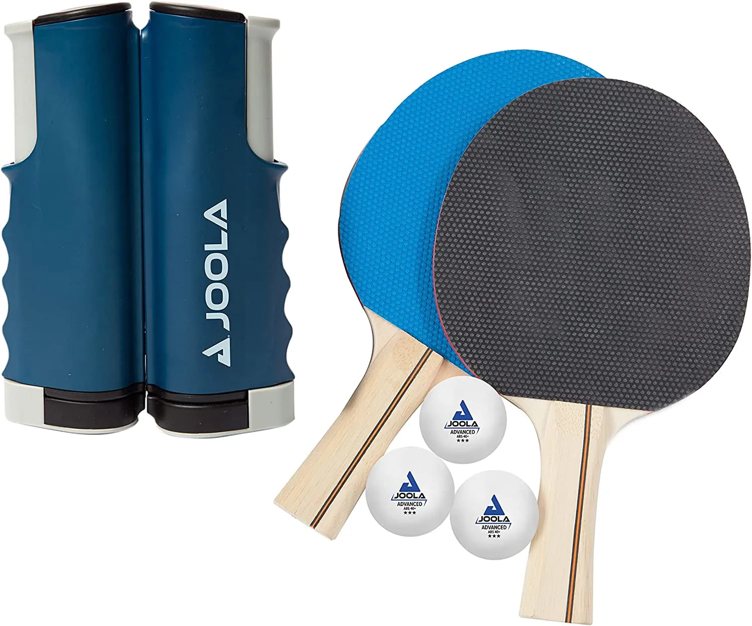 Retractable Ping Pong Net: Portable set stretches 5.75' and fits tables up to 2" thick perfect for instant table tennis games anywhere