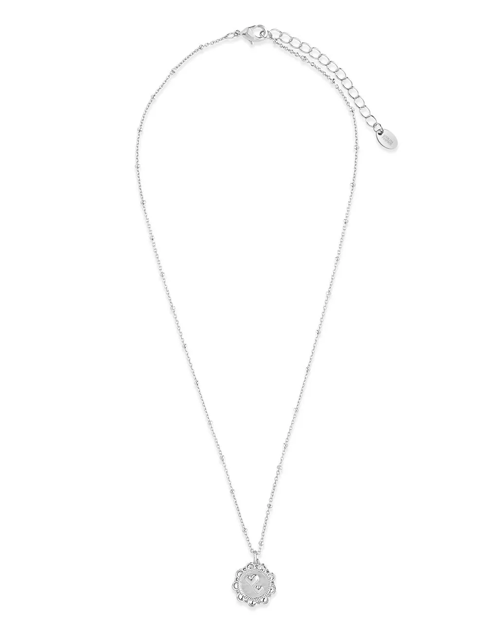 Rope Heart Medallion Pendant