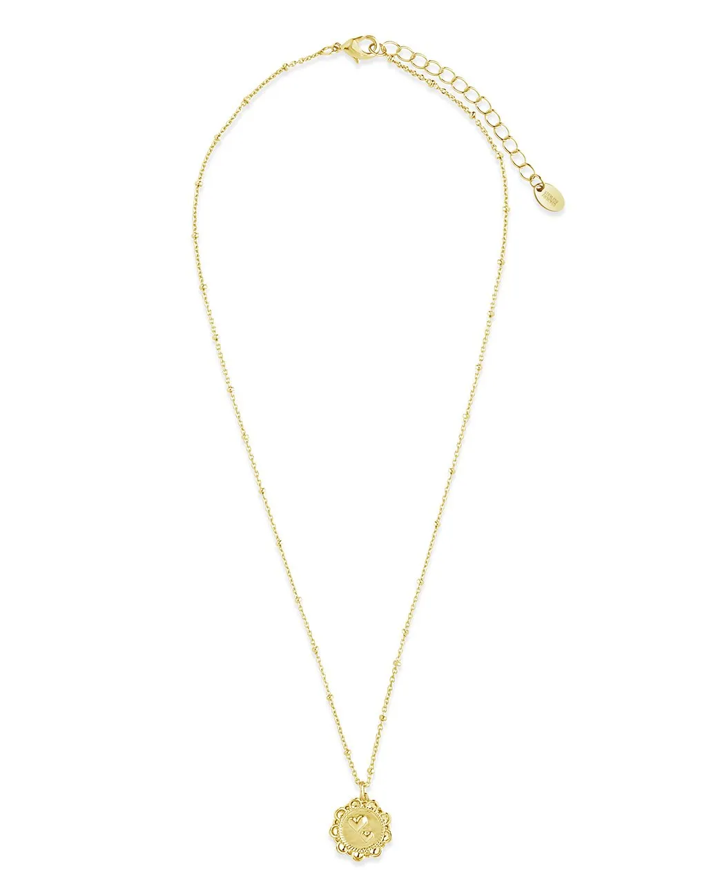 Rope Heart Medallion Pendant