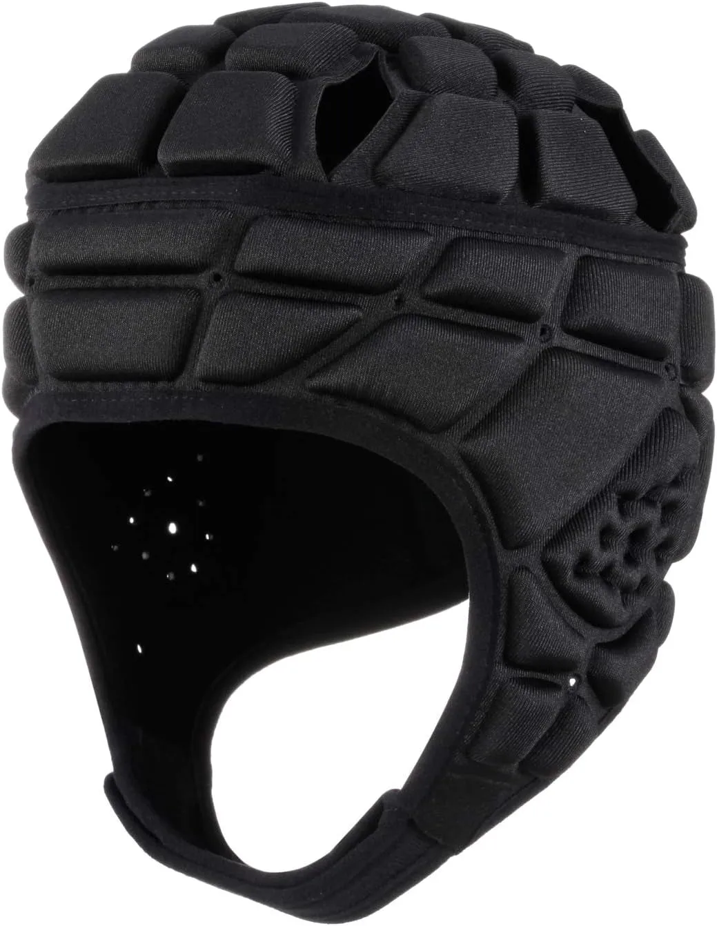 Rugby Soft Helmet Soccer Headgear Scrum Cap 7V7 Flag Football Headguard for Adult XL