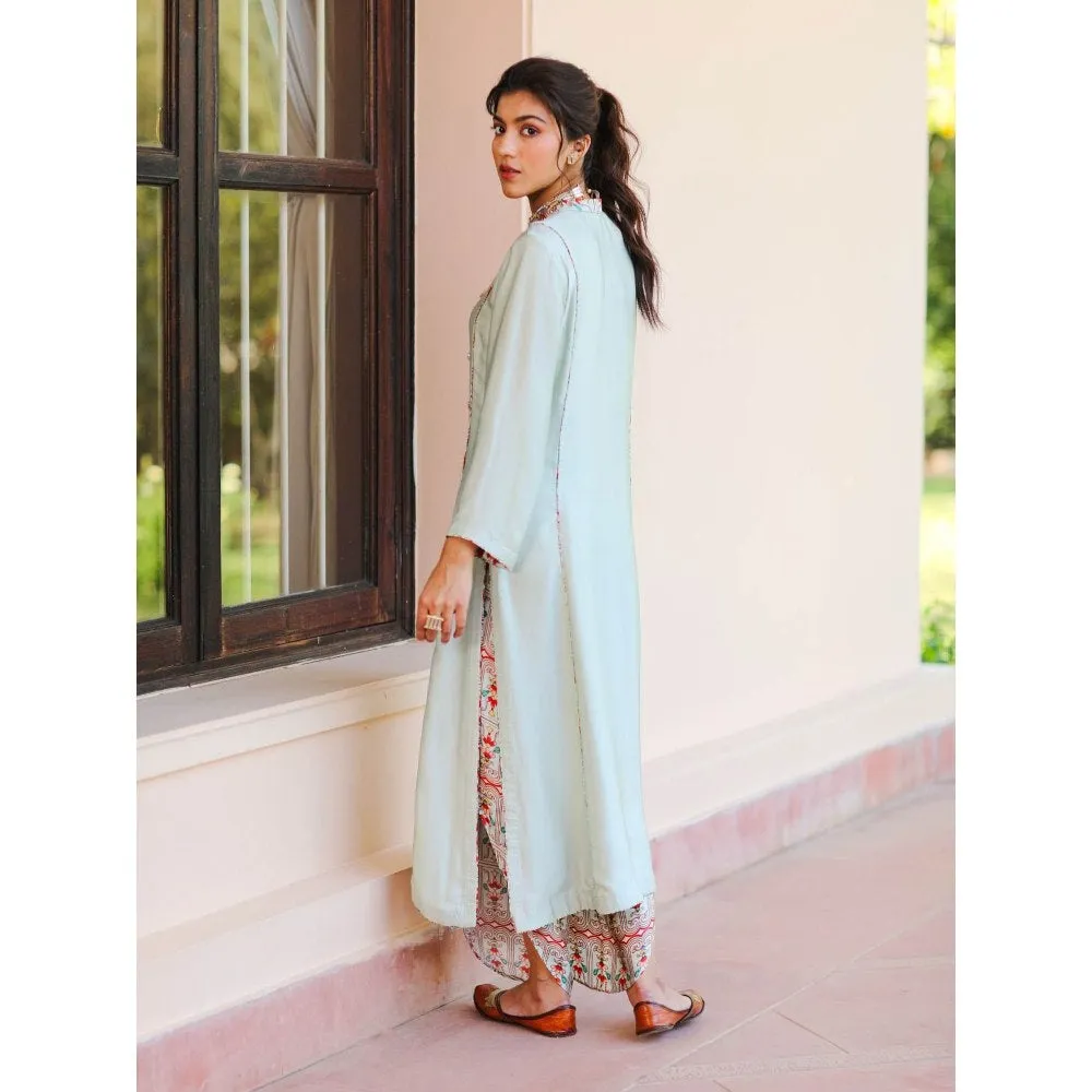 Sage Saga Kubra Mint Kurta
