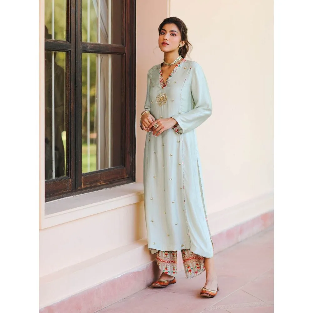 Sage Saga Kubra Mint Kurta