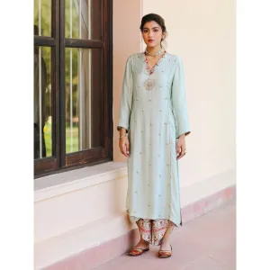 Sage Saga Kubra Mint Kurta