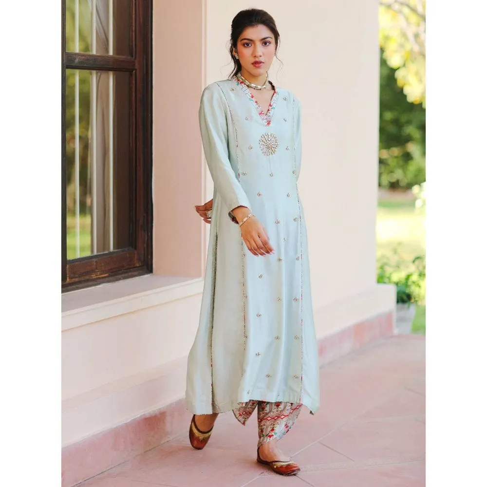 Sage Saga Kubra Mint Kurta