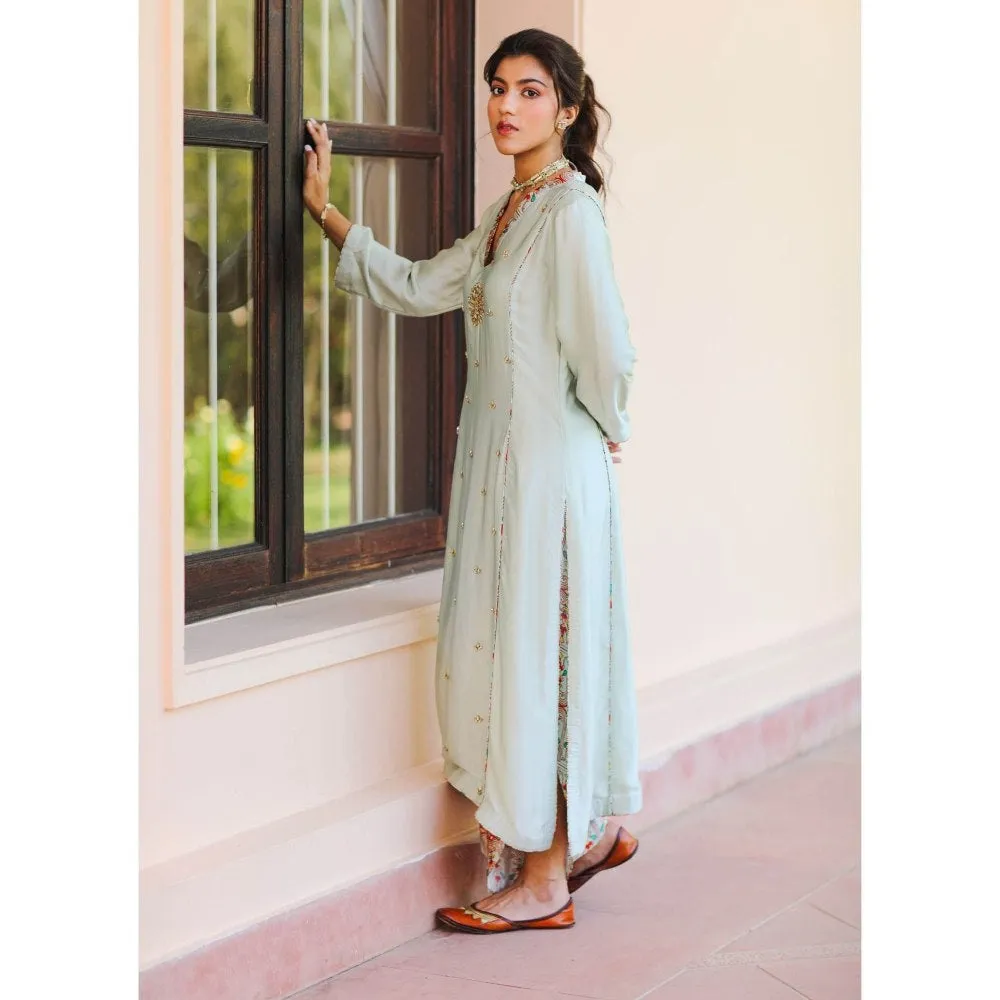 Sage Saga Kubra Mint Kurta