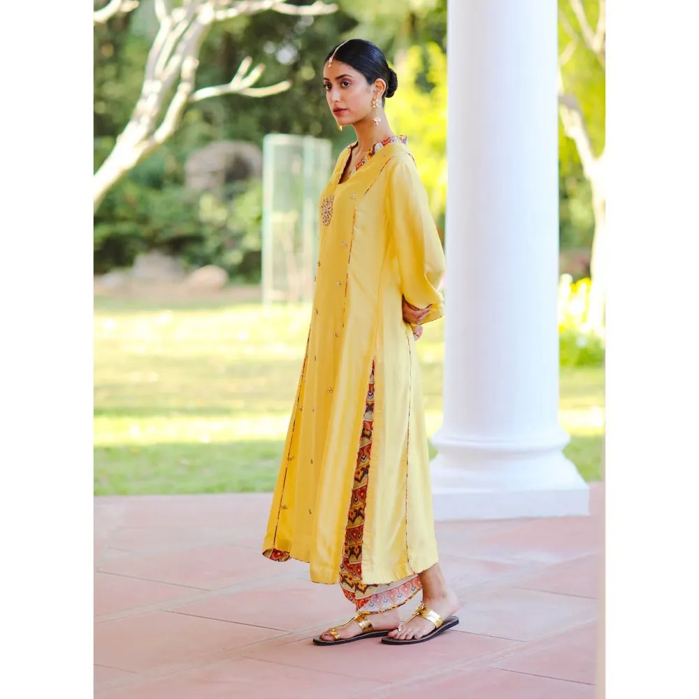 Sage Saga Kubra Yellow Kurta