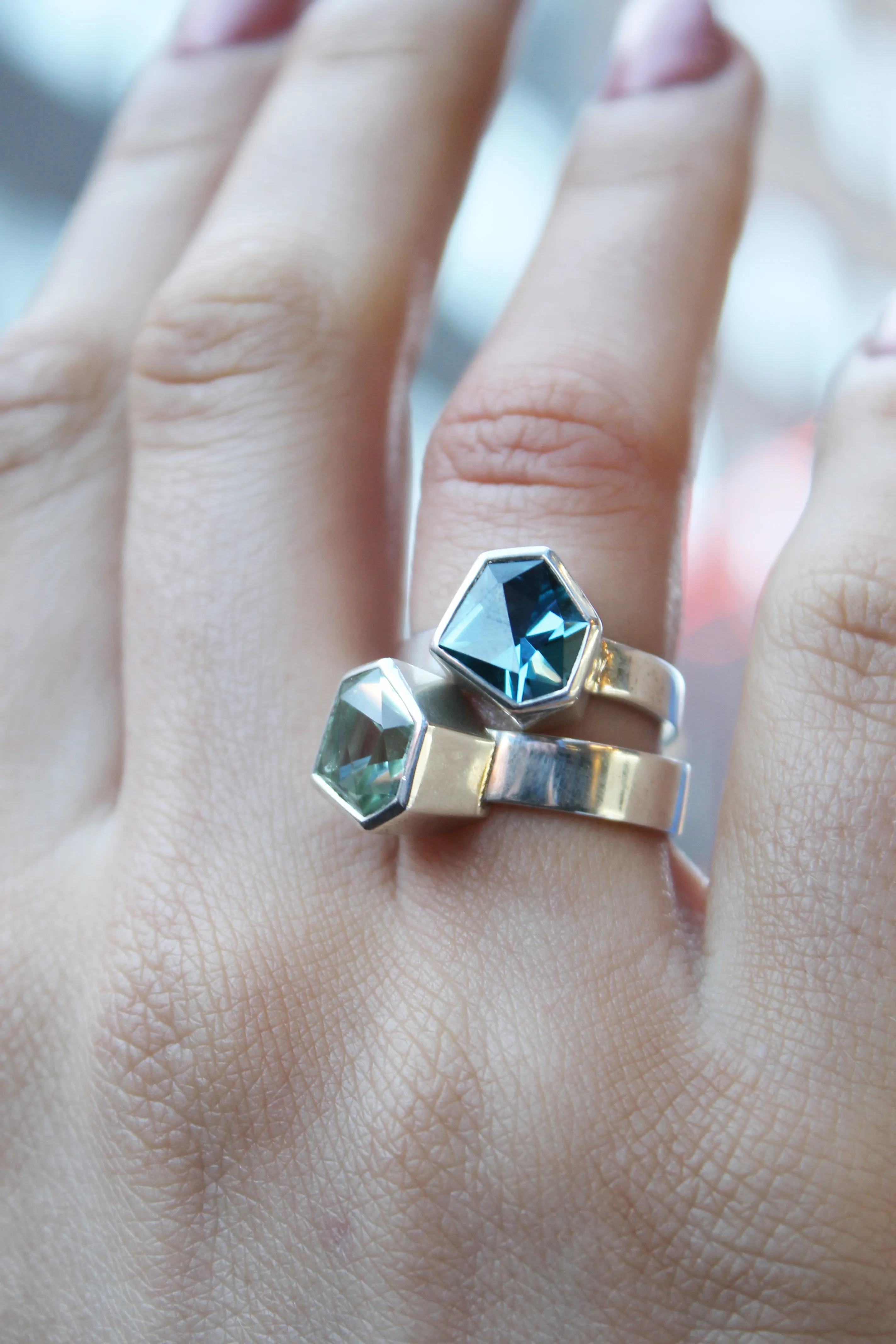 Seafoam Silver Ring