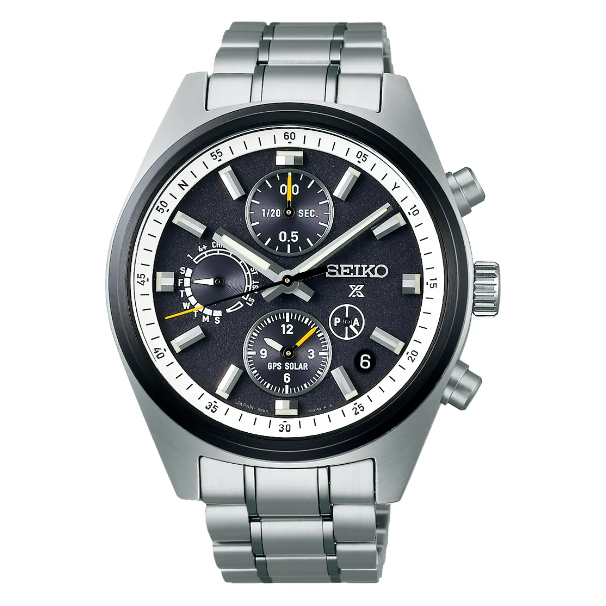 Seiko Prospex SSH167J1 SSH167 SSH167J Speedtimer GPS Solar Dual Time Chronograph Watch