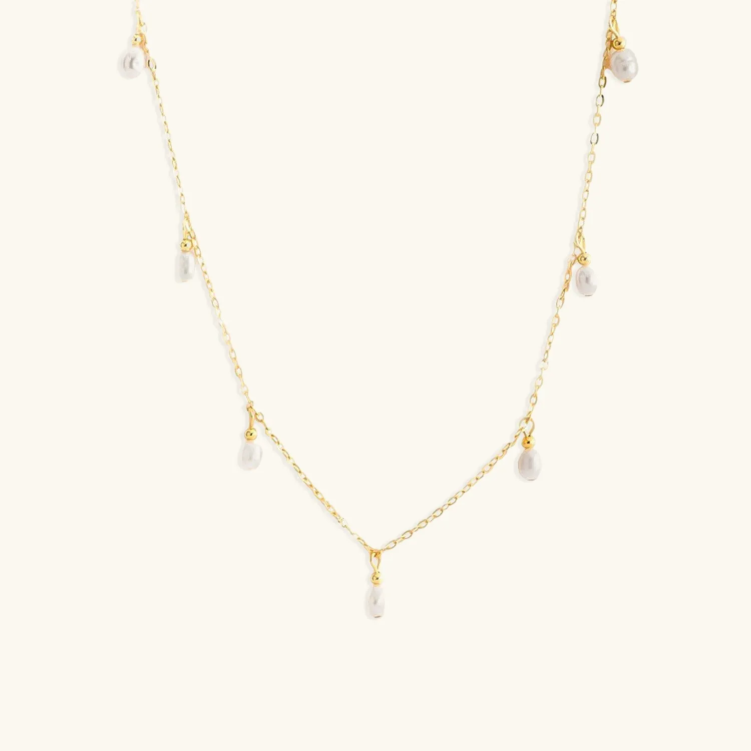 Serena Pearl Drop Necklace