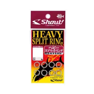 SHOUT! Heavy Stainless Split Rings
